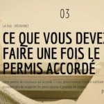 03. Ce que vous devez faire une fois le permis accordé