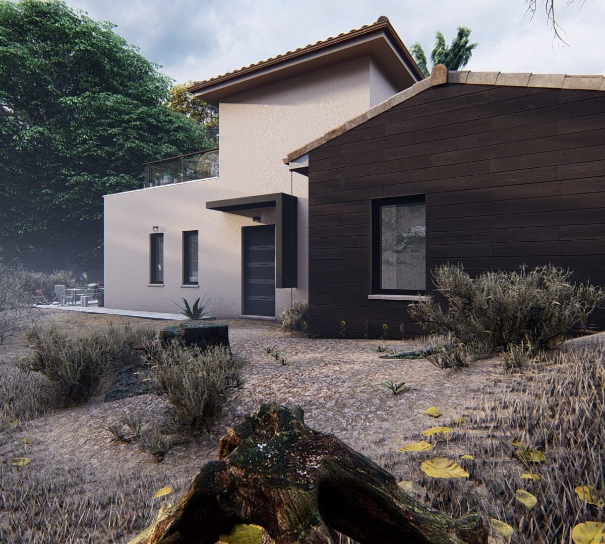 Maison a ossature bois Photo 6 min