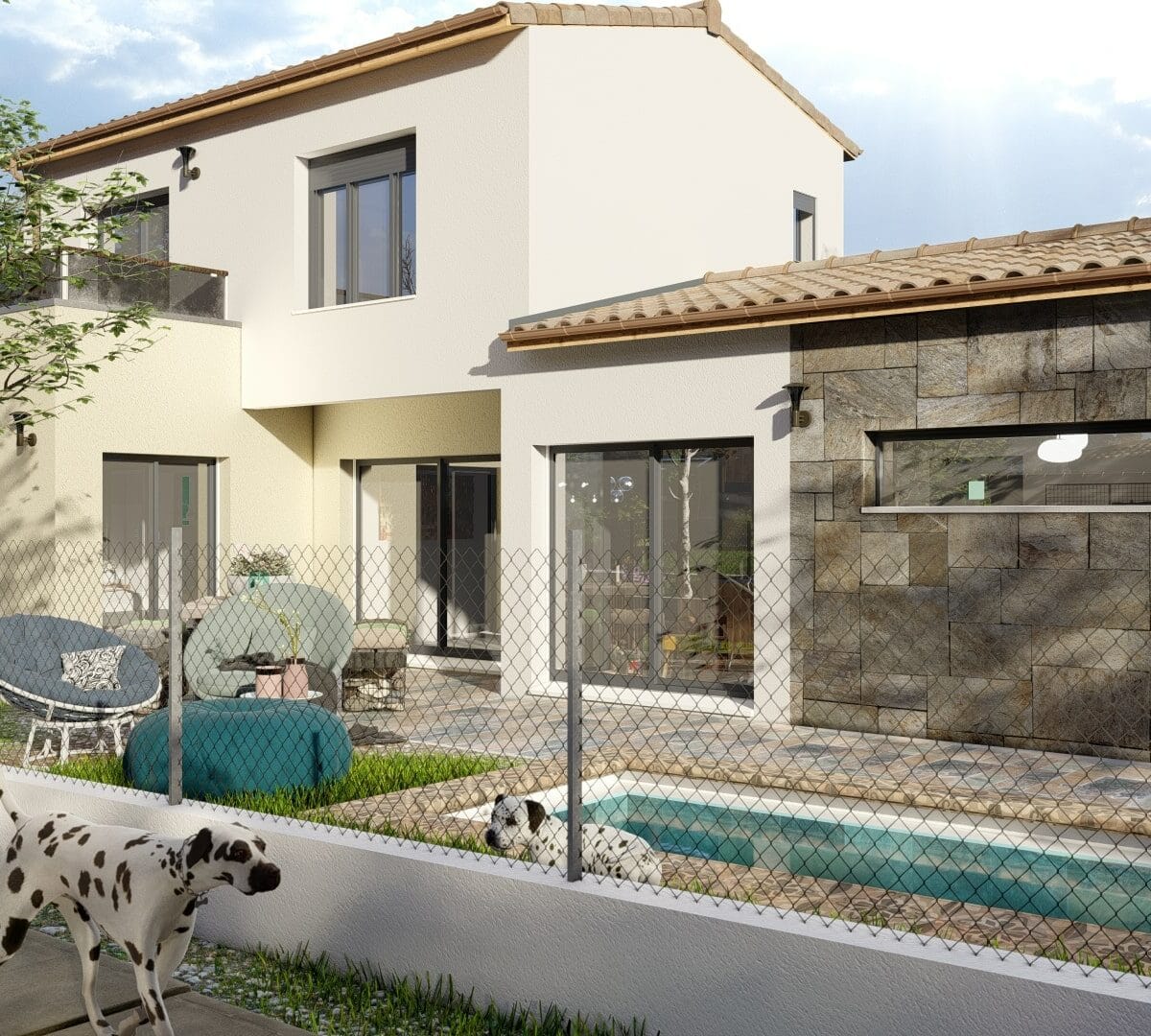 Maison moderne de 120m² à Carnoules